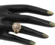 Bague en or jaune 18 carats, poinçon têt