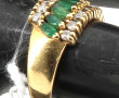 Bague jonc en or jaune 18 carats, poinço