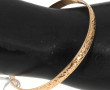 Bracelet jonc en or jaune 18 cts, travai