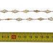 Collier ancien en plaqué or à maille fil