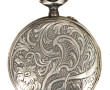Montre de gousset en argent, poids brut 
