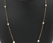 Collier en or jaune 18 carats, poinçon t