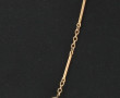 Collier en or jaune 18 carats, poinçon t
