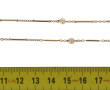 Collier en or jaune 18 carats, poinçon t