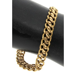 Bracelet ancien à maille souple, acciden