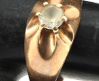 Bague en or jaune 18 carats, travail étr