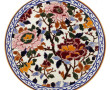 GIEN - Plat à tarte en faïence décor de 