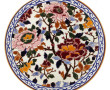 GIEN - Plat à tarte en faïence décor de 