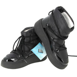 K HIKE- Après-ski femme noirs, fourré, p