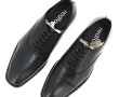 REDFOOT - Paire de derby homme, cuir noi