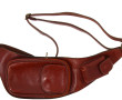 KATANA - Sac de dame forme besace en cui