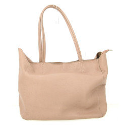 FANLI - Sac à deux anses en cuir grainé,