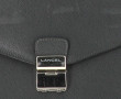 LANCEL - Cartable en cuir gris, avec ans