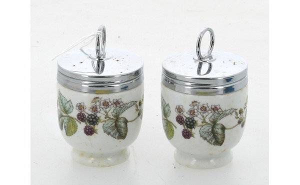 Royal Worcester - Paire de cuit-œufs en 