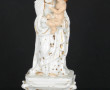 STE VIERGE XIXème - Statuette en porcela