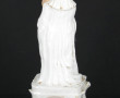 STE VIERGE XIXème - Statuette en porcela