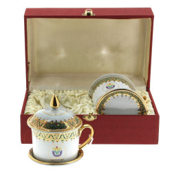 Thaïlande - Paire de tasses couvertes av