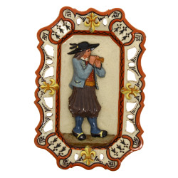 PORQUIER BEAU - Petit plat décoratif en 