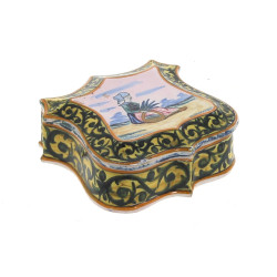 HENRIOT Quimper - Coffret en forme d'écu