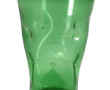 Grand vase en verre vert, H 34 cm