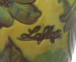 LAFLOR, Nancy - Vase en verre teinté dét