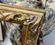 Paire de cadres XIXème en bois et stuc d