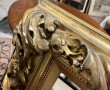 Paire de cadres XIXème en bois et stuc d