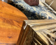Paire de cadres XIXème en bois et stuc d