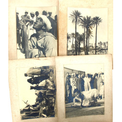 4 tirages photographiques nord afrique d