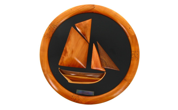 1/2 coque en bois à vue ronde "Kurun", c