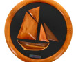 1/2 coque en bois à vue ronde "Kurun", c