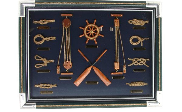 Thème MARINE - Lot de 2 encadrements déc