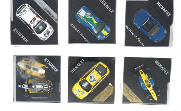 Collection RENAULT - 6 véhicules 1/43 en