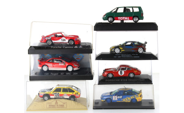 RENAULT PEUGEOT PORSCHE - 7 véhicules co