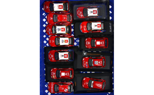 CITROEN - 12 voitures de rallye 1/43