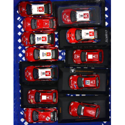 CITROEN - 12 voitures de rallye 1/43