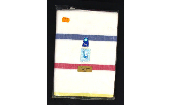 FLEUR BLEUE - 6 torchons neufs 100% lin,