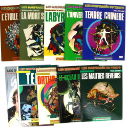 LES NAUFRAGES DU TEMPS - 10 BD rigides