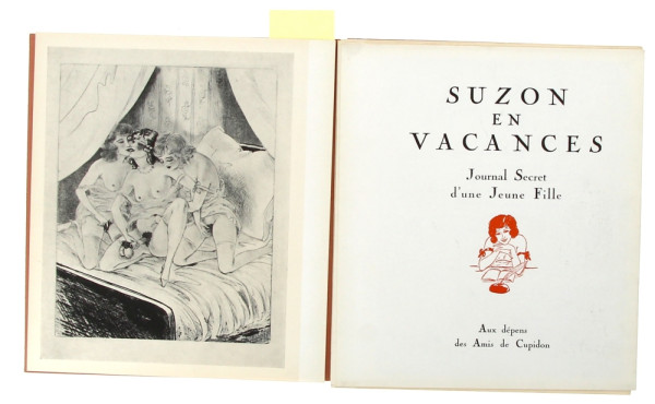 EROTISME - Léon COURBOULEIX - "Suzon en 