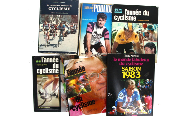 Lot de 10 livres sur le cyclisme