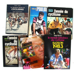 Lot de 10 livres sur le cyclisme