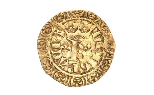 CHARLES V (1364-1380). Blanc au K., bill