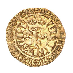 CHARLES V (1364-1380). Blanc au K., bill