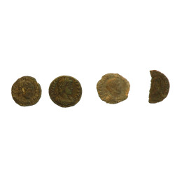 VALENS (364-378) - Ensemble de 4 nummus 