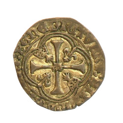 CHARLES VIII (1483-1498). Blanc à la cou