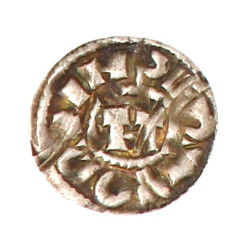 Denier en argent Italie Lucca époque méd