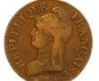 DIRECTOIRE 5 cent. Cuivre An V A, TTB