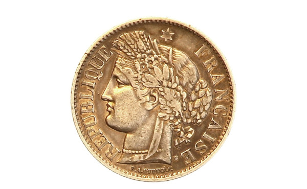 2 fr argent Ceres 1849A, TB+