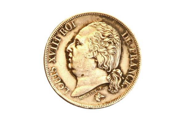 2 fr argent Louis XVIII 1824 M, TTB
