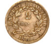 2 fr argent Napoleon 1er 1811A, TTB-